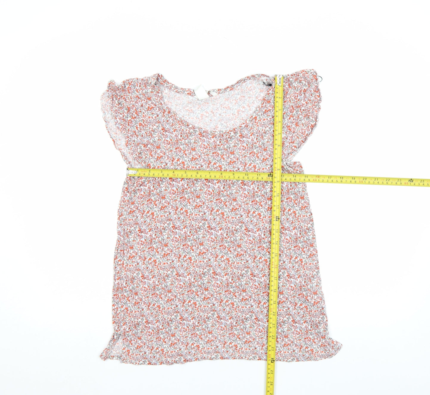 Womens UK Size S H&M Multicoloured Camisole Blouse