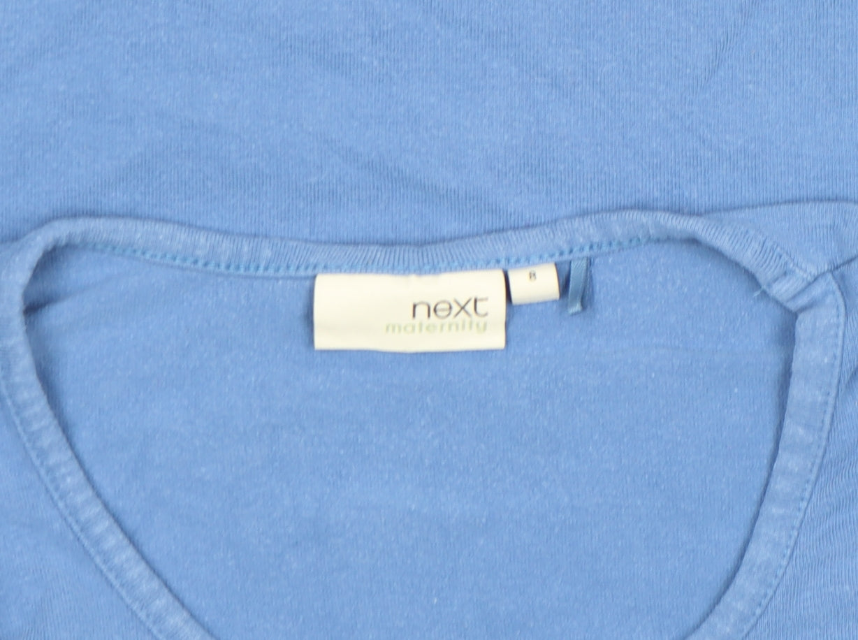 Womens UK Size 8 NEXT Blue Basic T-Shirt