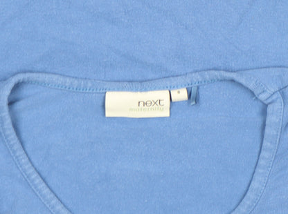 Womens UK Size 8 NEXT Blue Basic T-Shirt
