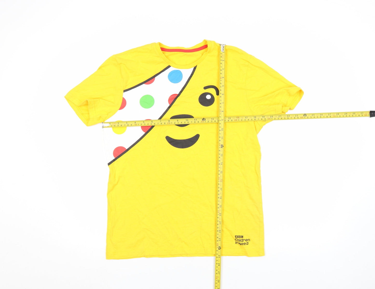 Womens UK Size S George Yellow Basic T-Shirt