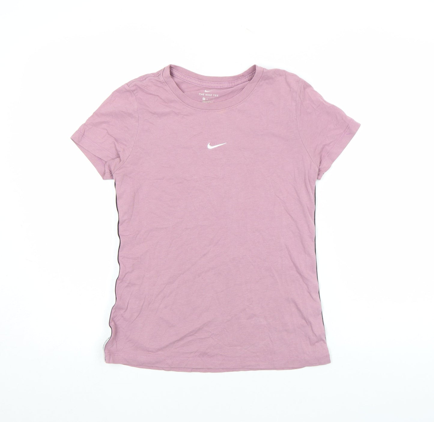 Nike Womens Pink Short Sleeve Crew Neck Cotton Sports T-Shirt M