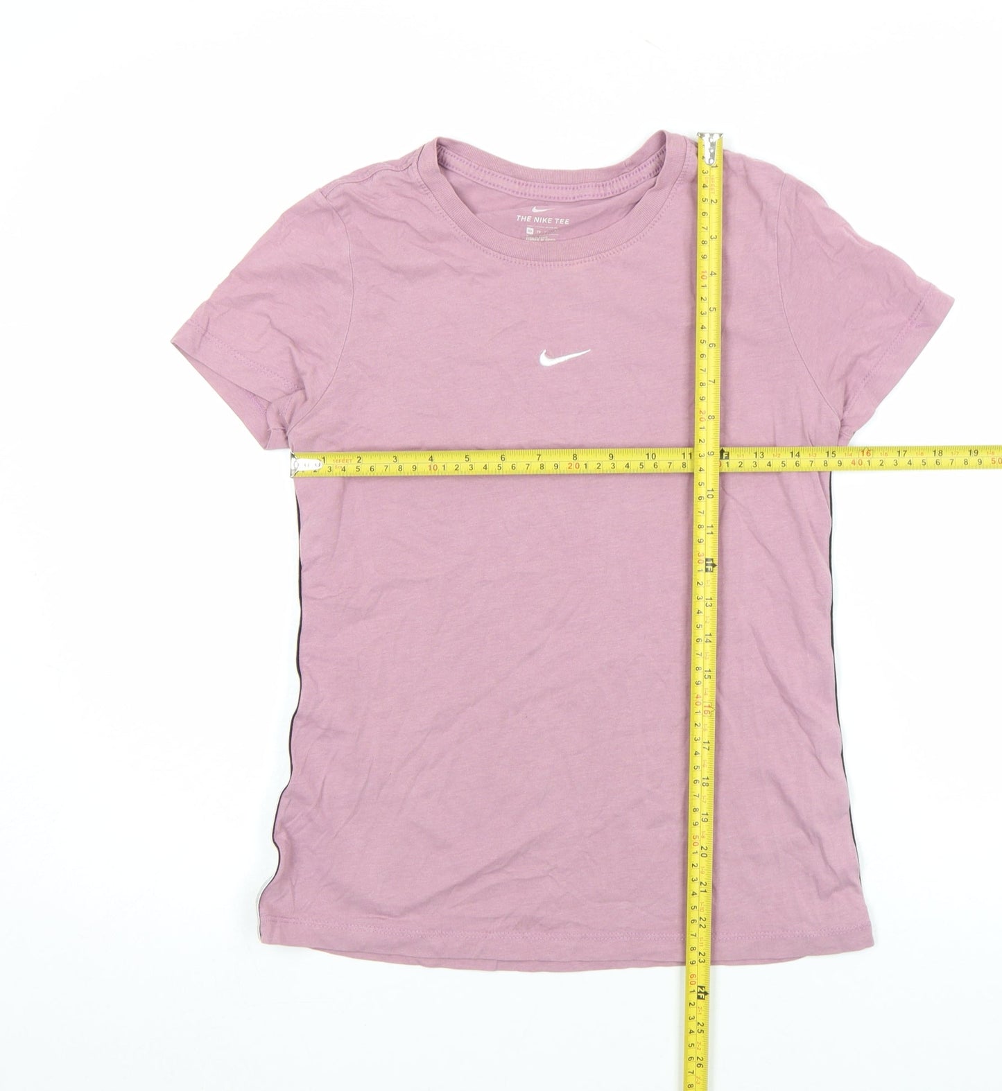 Nike Womens Pink Short Sleeve Crew Neck Cotton Sports T-Shirt M