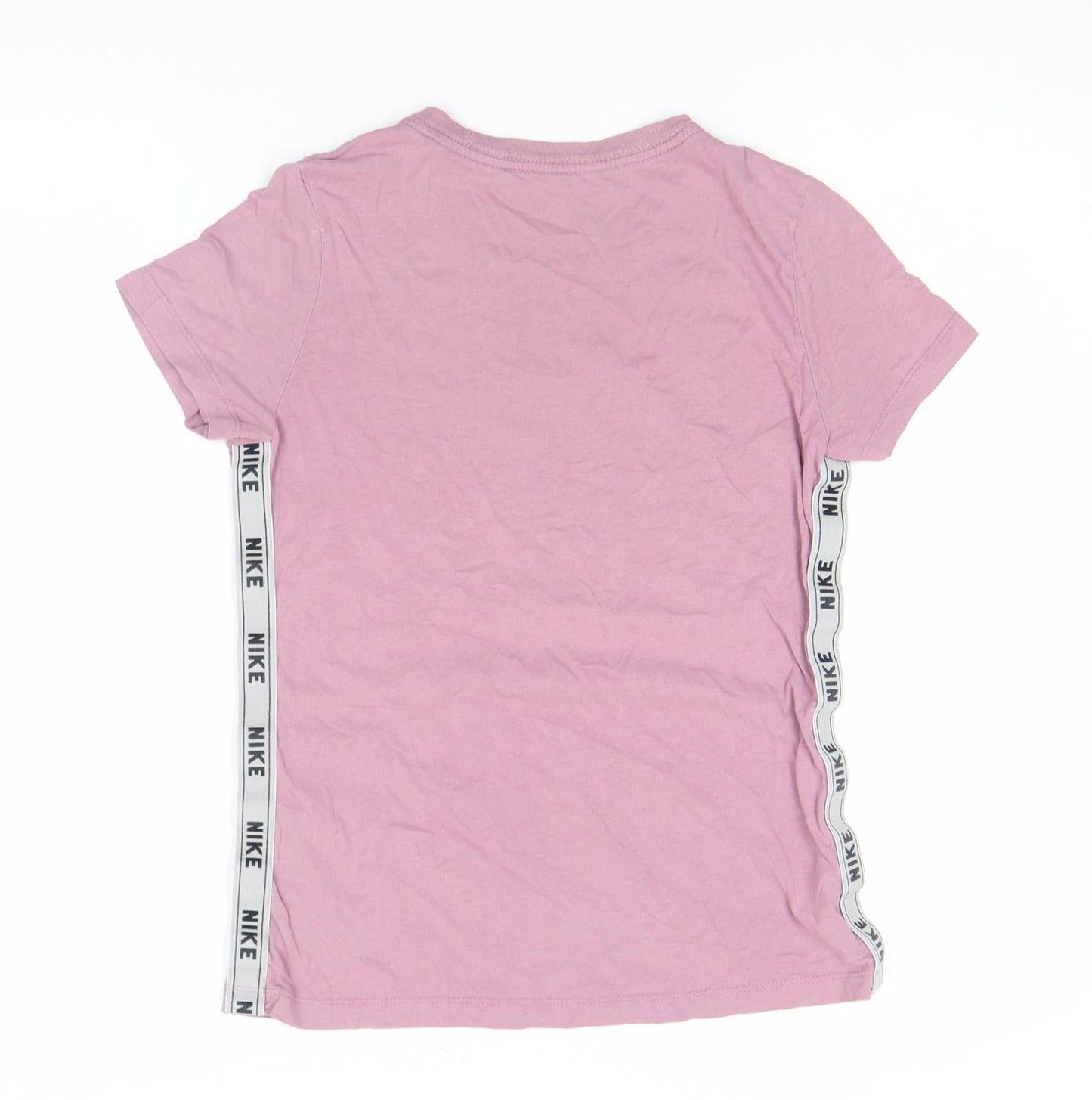 Nike Womens Pink Short Sleeve Crew Neck Cotton Sports T-Shirt M