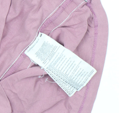 Nike Womens Pink Short Sleeve Crew Neck Cotton Sports T-Shirt M