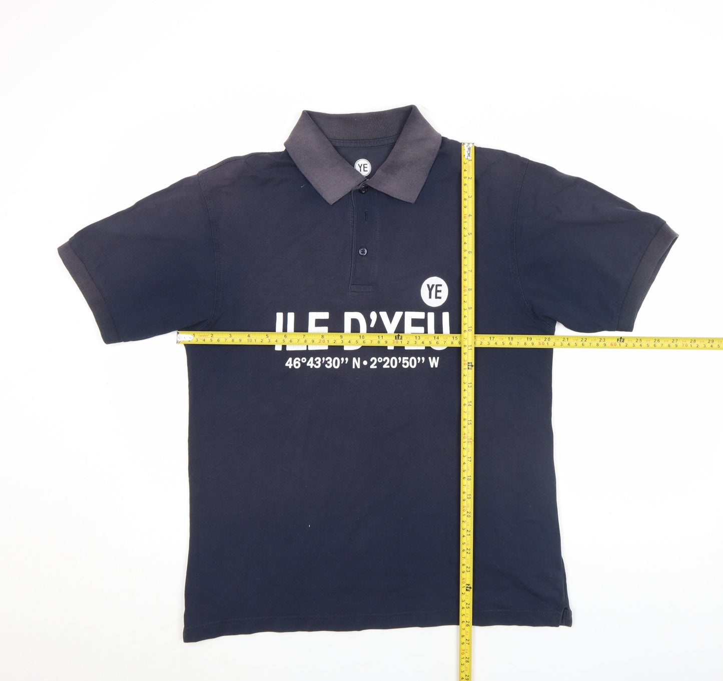 Mens UK Size M YE Collection Cotton Polo Shirt