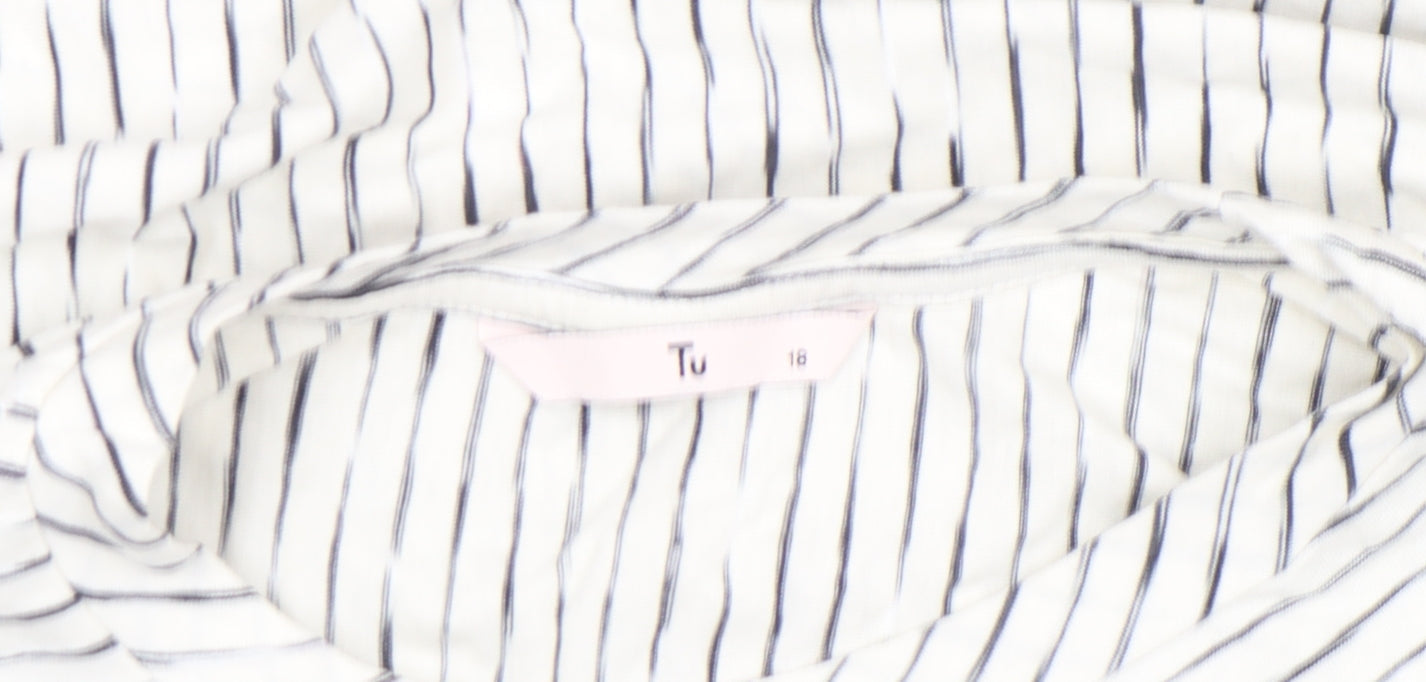 Womens UK Size 18 TU White Basic T-Shirt