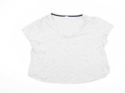 Womens UK Size 24 Marks and Spencer Grey Basic T-Shirt