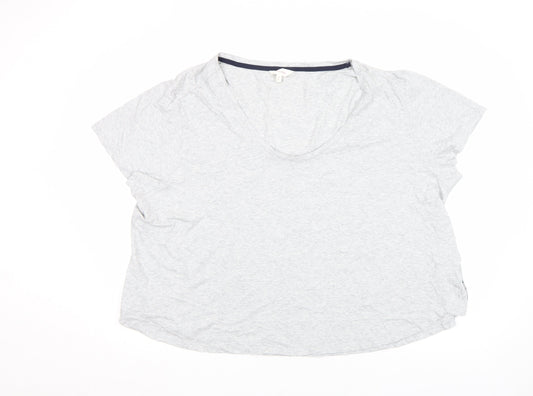 Womens UK Size 24 Marks and Spencer Grey Basic T-Shirt