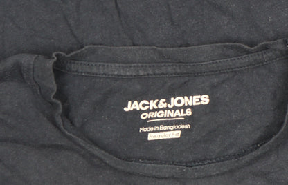 Mens UK Size M JACK & JONES Blue  T-Shirt