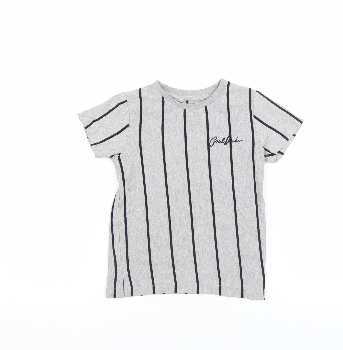 Boys UK Size 3-4 Years NEXT Grey Basic T-Shirt