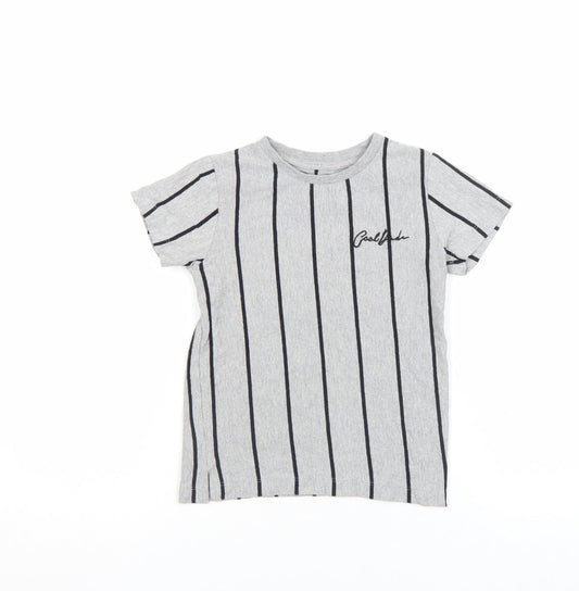 Boys UK Size 3-4 Years NEXT Grey Basic T-Shirt