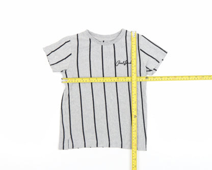 Boys UK Size 3-4 Years NEXT Grey Basic T-Shirt