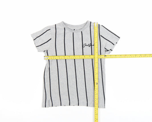 Boys UK Size 3-4 Years NEXT Grey Basic T-Shirt
