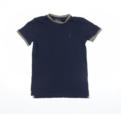 Next Boys Blue 11 Years Cotton Short Sleeve Crew Neck T-Shirt