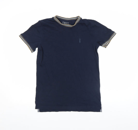 Next Boys Blue 11 Years Cotton Short Sleeve Crew Neck T-Shirt