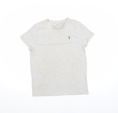 Boys UK Size 14 Years NEXT Grey Basic T-Shirt