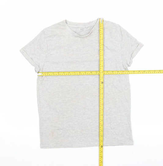 Boys UK Size 14 Years NEXT Grey Basic T-Shirt