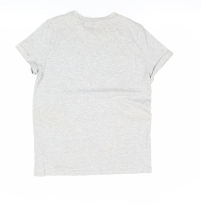 Boys UK Size 14 Years NEXT Grey Basic T-Shirt