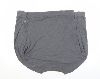 Stateside Men’s Grey Cotton Long Sleeve Crew Neck Top Size S