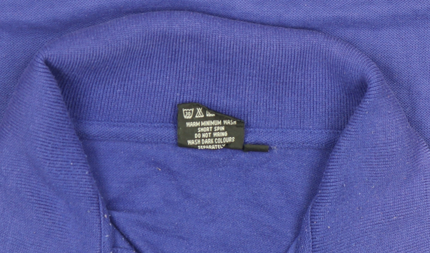 Mens UK Size L Nathan Jones Polyester Blend Polo Shirt