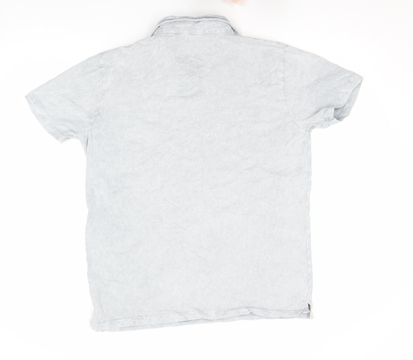 Mens UK Size L Finestra Cotton Blend Polo Shirt