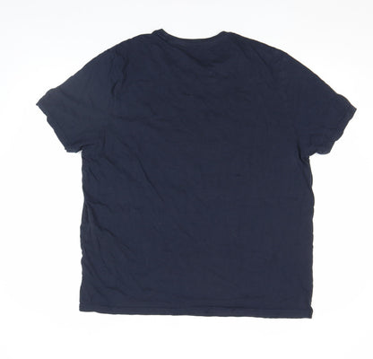 Mens UK Size 2XL Easy Blue  T-Shirt