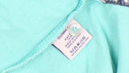 Crew Clothing Co Women’s Mint Green Cotton Polo Shirt Size 10