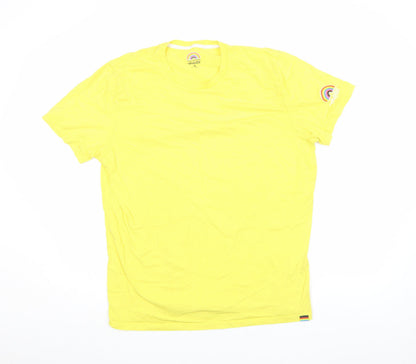 Mens UK Size XL Hollister Yellow  T-Shirt