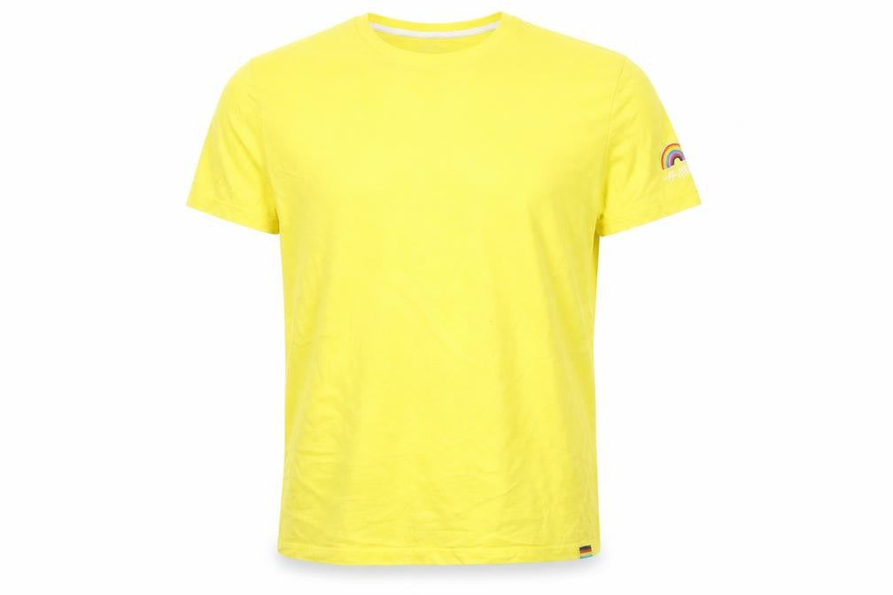 Mens UK Size XL Hollister Yellow  T-Shirt
