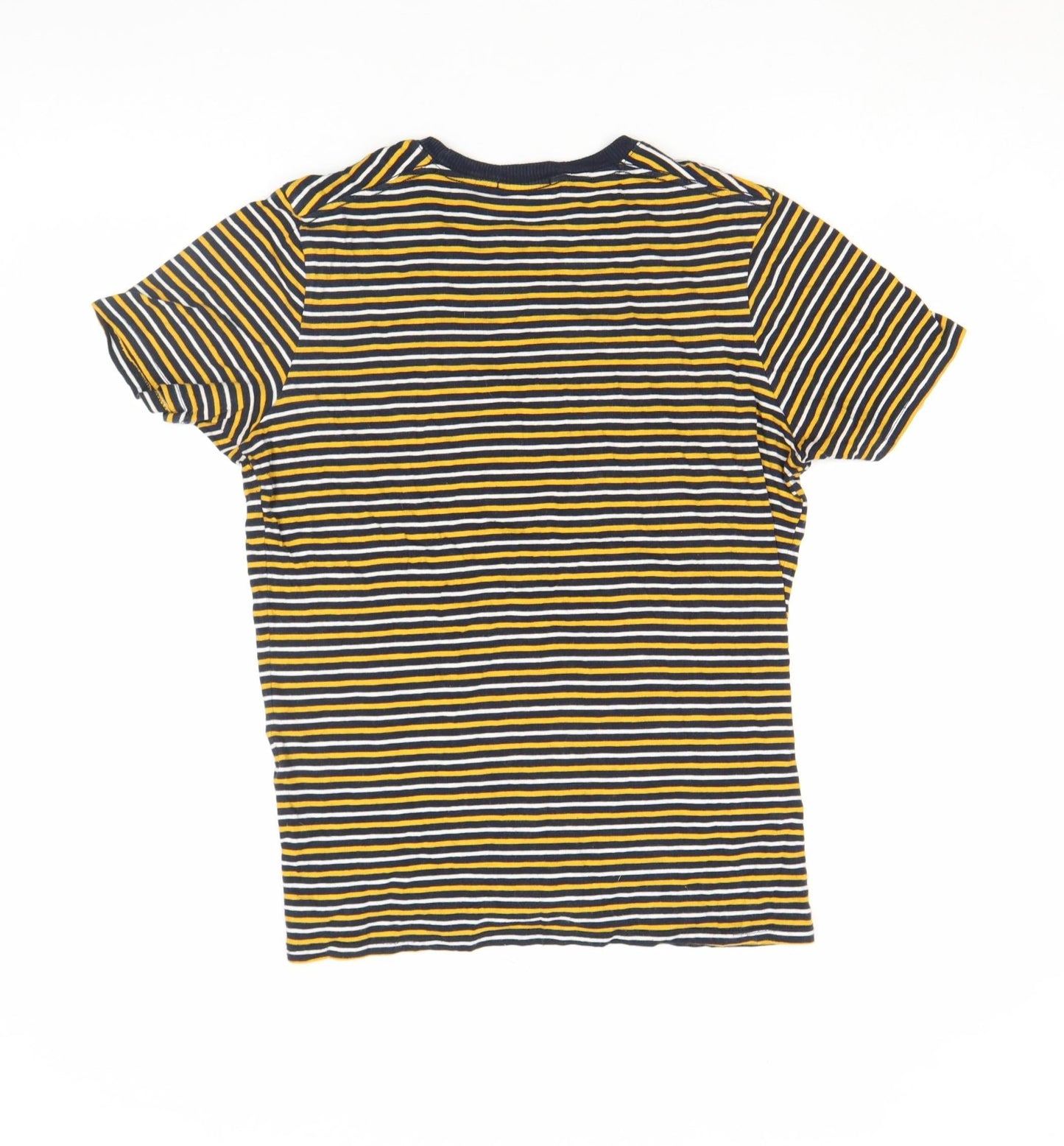 Unisex Adults UK Size S Selected Homme Multicoloured Basic T-Shirt