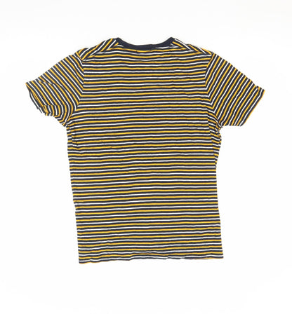 Unisex Adults UK Size S Selected Homme Multicoloured Basic T-Shirt