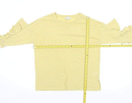 Womens UK Size 10 NEXT Yellow Basic T-Shirt