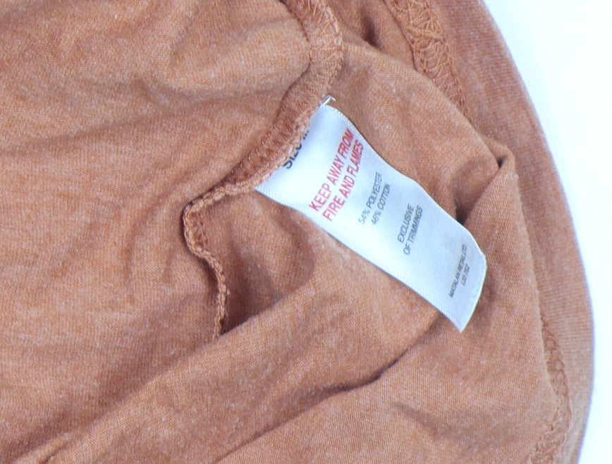 Mens UK Size M Lincoln Brown  T-Shirt