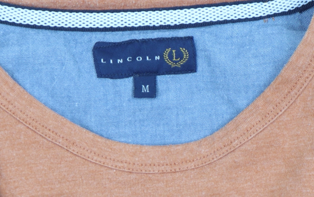 Mens UK Size M Lincoln Brown  T-Shirt
