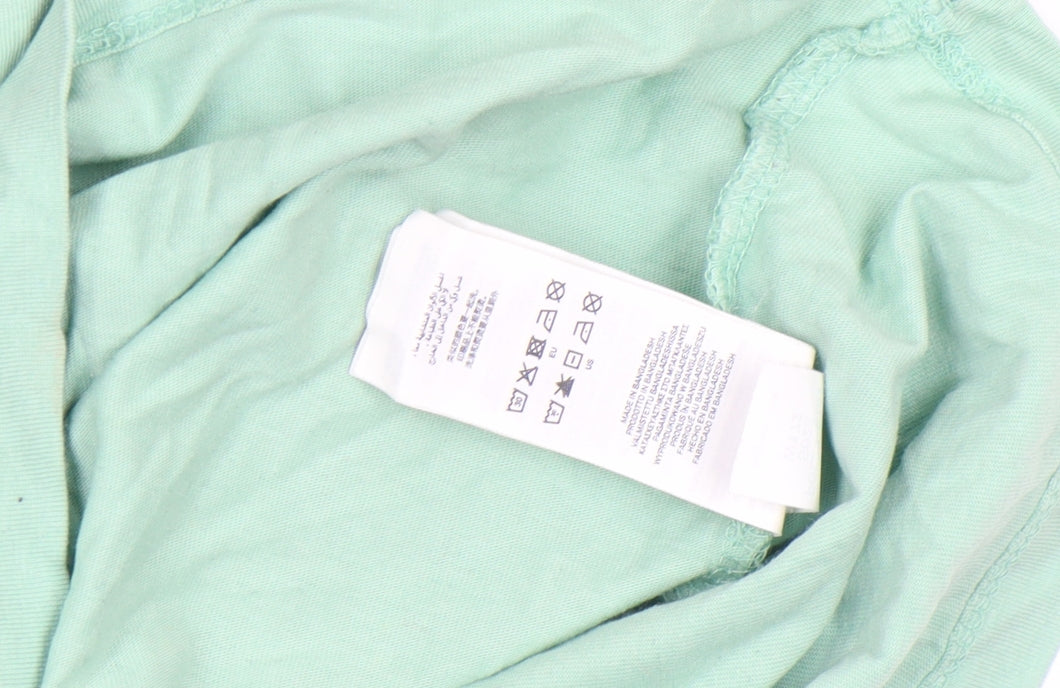 Womens UK Size XL Stanley/Stella Green Basic T-Shirt