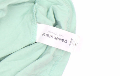 Womens UK Size XL Stanley/Stella Green Basic T-Shirt