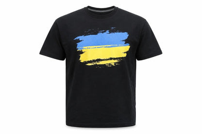 Mens UK Size L Gildan Black  T-Shirt