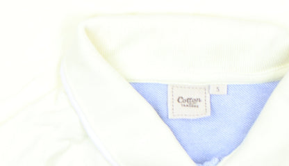 Mens UK Size S Cotton Traders 100% Cotton Polo Shirt