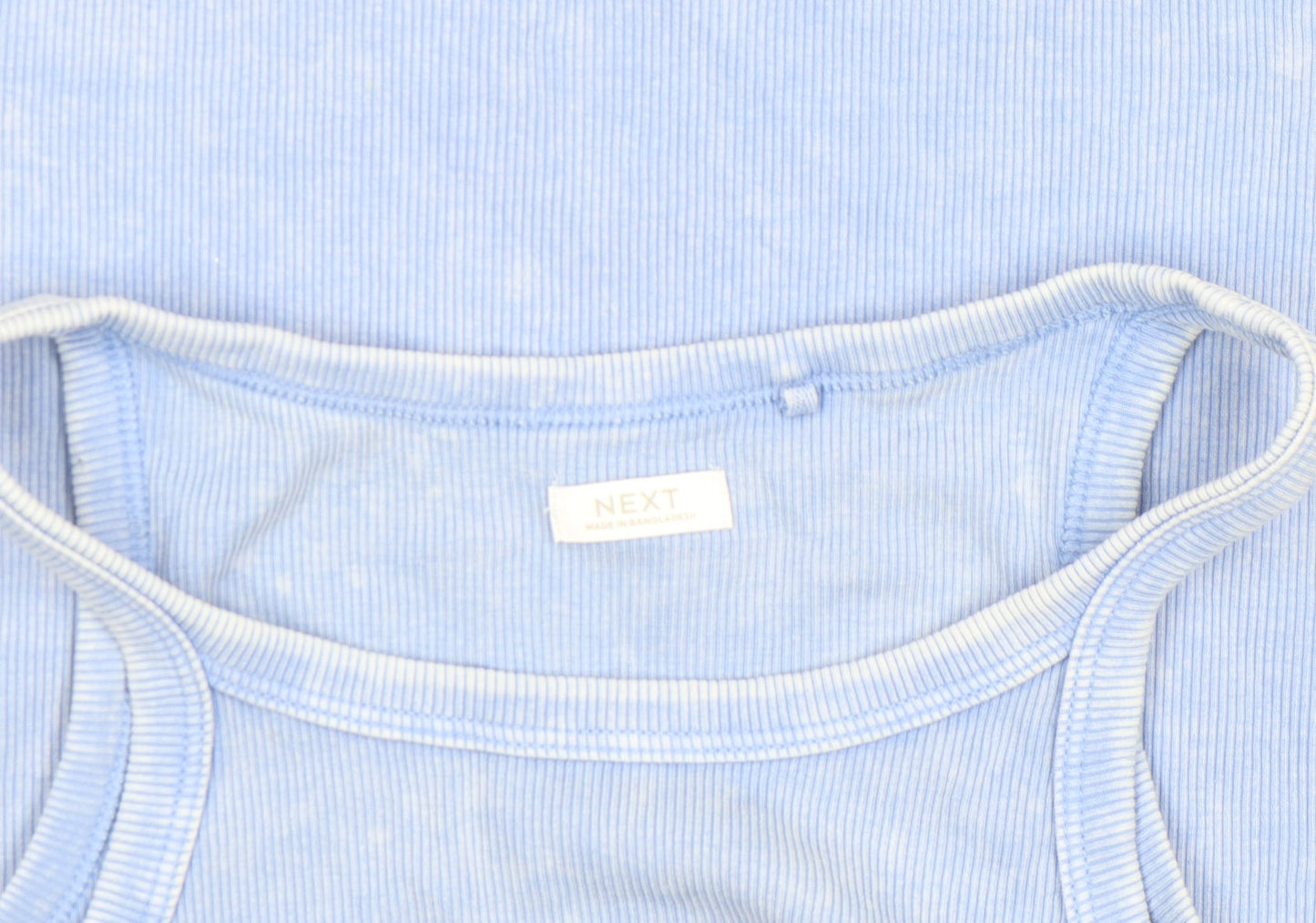 Next Girls Blue 12 Years Tank Dress Casual Cotton Blend Summer