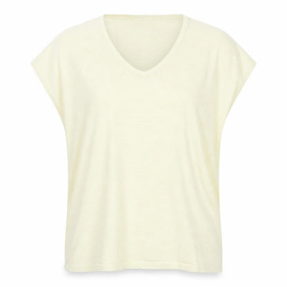 Womens UK Size 12 Marks and Spencer Yellow Basic T-Shirt