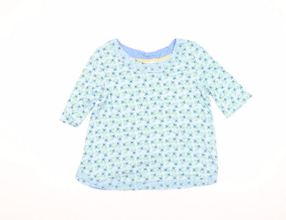 Womens UK Size 12 White Stuff Blue Basic T-Shirt