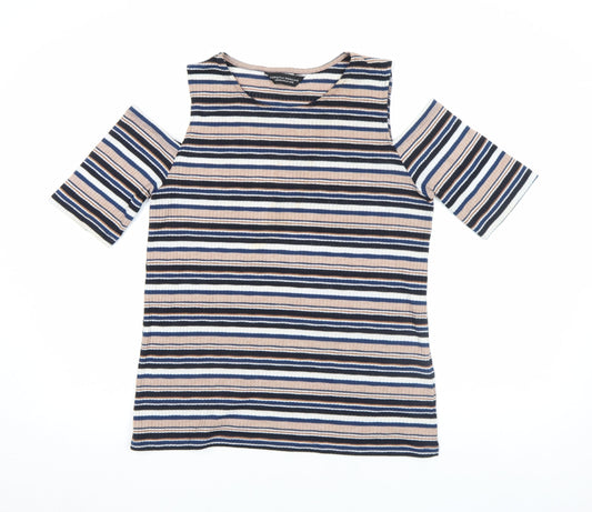 Womens UK Size 16 Dorothy Perkins Multicoloured Basic T-Shirt
