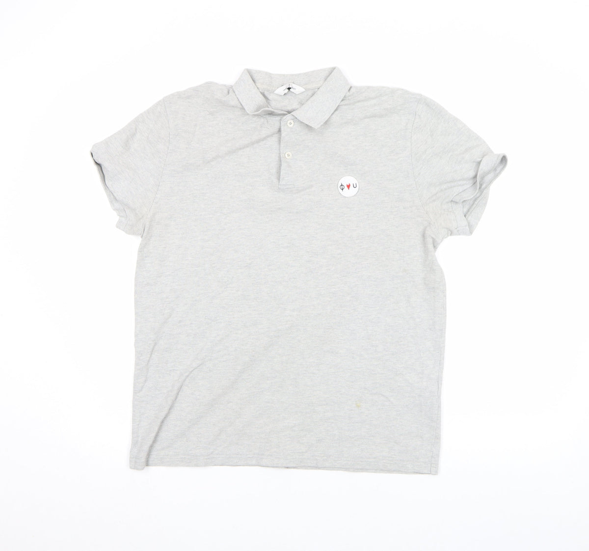 Mens UK Size L Samsøe & Samsøe Cotton Blend Polo Shirt