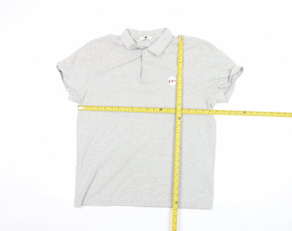 Mens UK Size L Samsøe & Samsøe Cotton Blend Polo Shirt