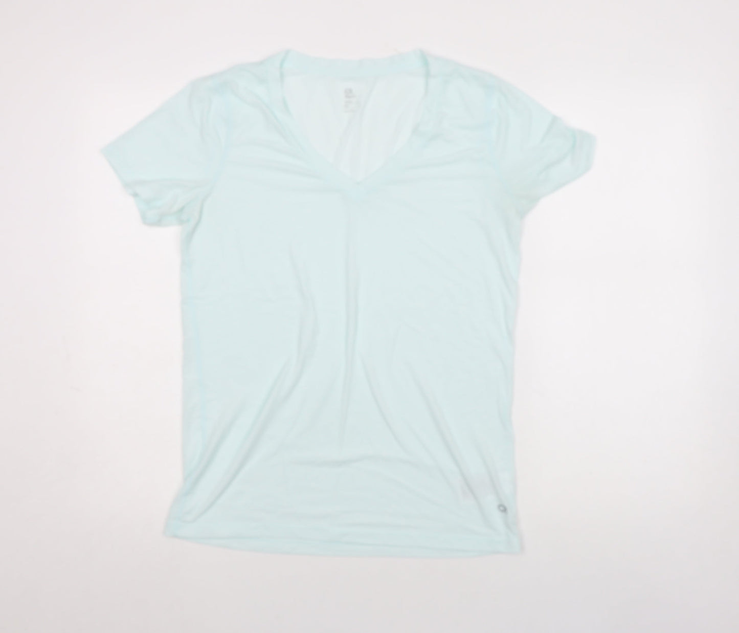 Womens UK Size M GapFit Blue Basic T-Shirt