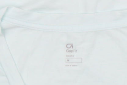 Womens UK Size M GapFit Blue Basic T-Shirt
