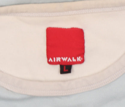 Mens UK Size L AIRWALK Blue  T-Shirt