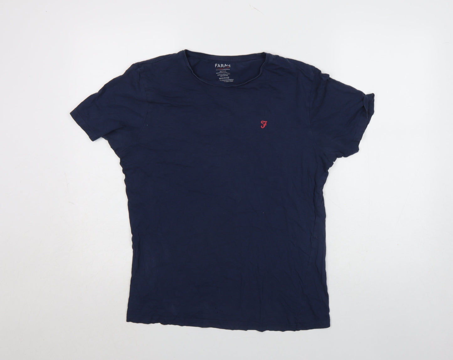 Mens UK Size M Farah Blue  T-Shirt