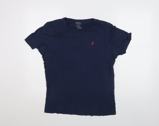 Mens UK Size M Farah Blue  T-Shirt