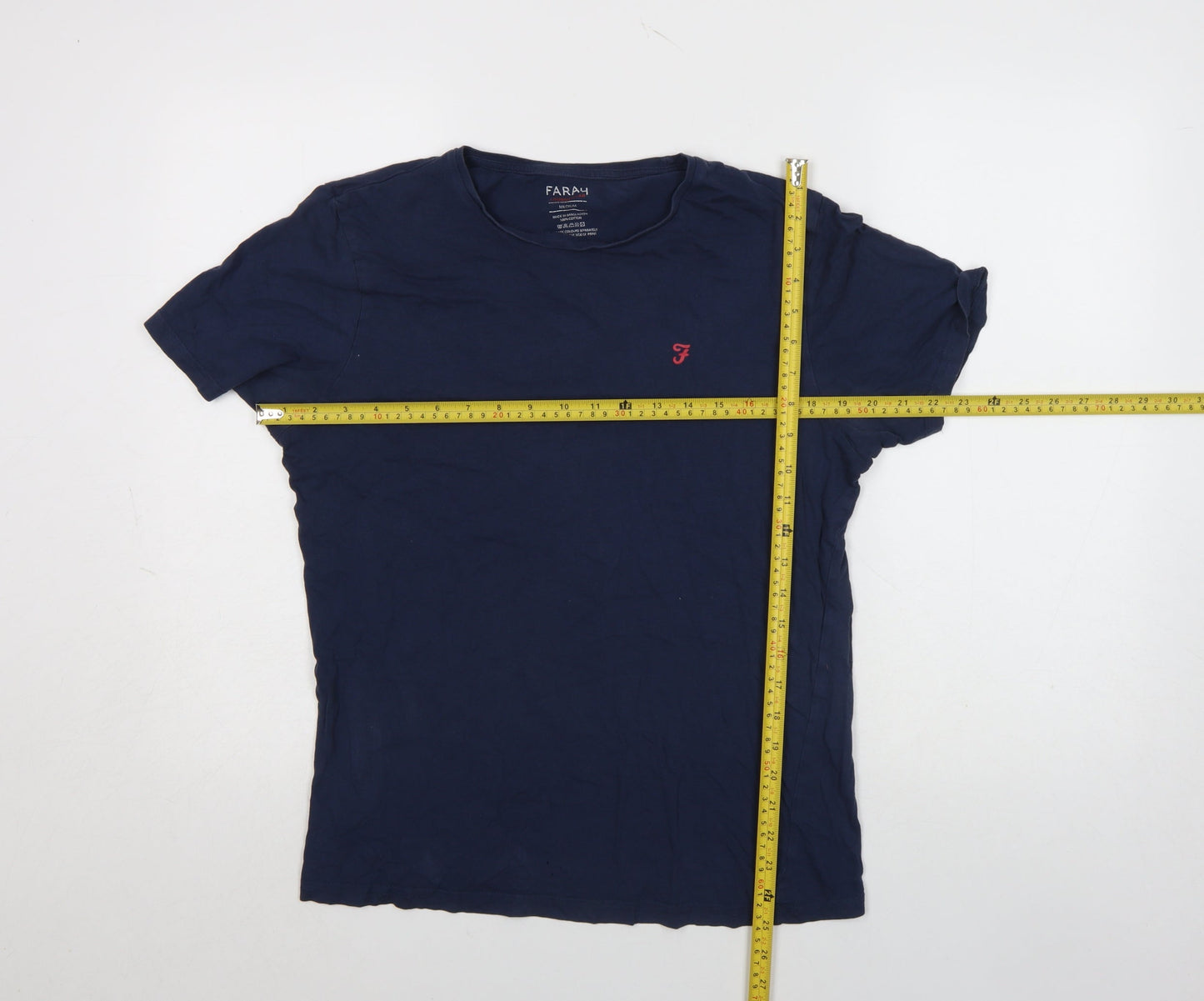 Mens UK Size M Farah Blue  T-Shirt